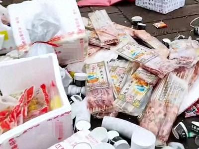 网友反映景区新春活动后商家将未用食材丢弃，当地：解冻后不能再使用，按餐厨垃圾处理