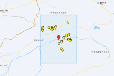 新疆阿克苏地区沙雅县发生3.4级地震