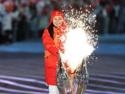哈尔滨第九届亚洲冬季运动会主火炬点燃