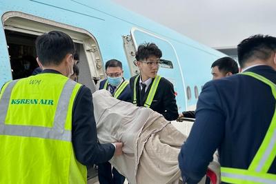 联合多方开启“绿色通道”，青岛机场快速转运大韩航空脑出血患者