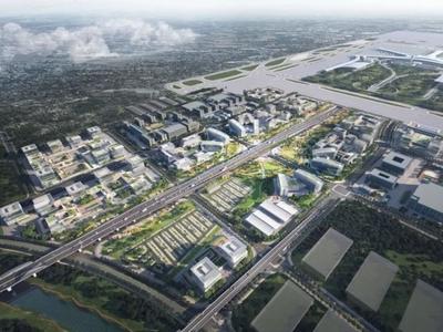 最新进展！青岛空港商务区项目C区首段车库顶板顺利封顶