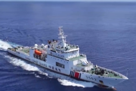 中国海警位中国黄岩岛领海及周边区域执法巡查