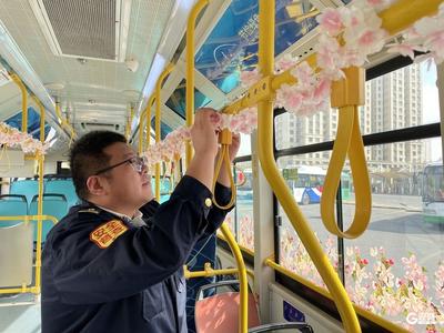 春日限定浪漫花海！青岛巴士开通“赏樱专车”