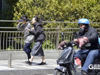 大风来袭，青岛街头直击
