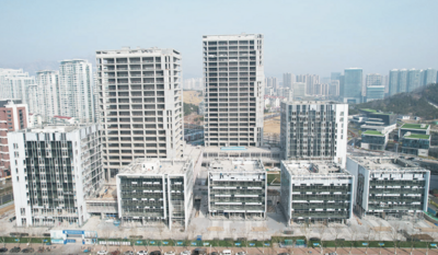 中电光谷青岛海洋科技园二期工程计划今年底竣工