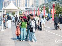“五一”假期首日，游客嗨玩“奥帆”景区