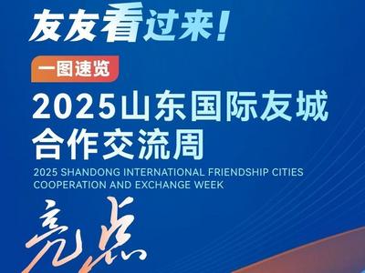 友友看过来！一图速览2025山东国际友城合作交流周亮点