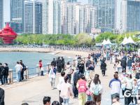 “五一”假期首日，游客嗨玩“奥帆”景区