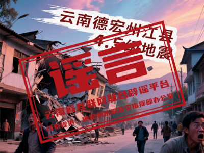 云南德宏发生4.5级地震，警惕这些不实传言→