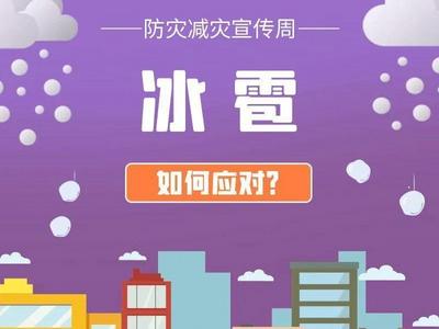 防灾减灾宣传周丨快来get冰雹的应对指南