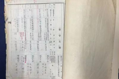 多个侵华日军细菌战部队留守名簿文件首次公布