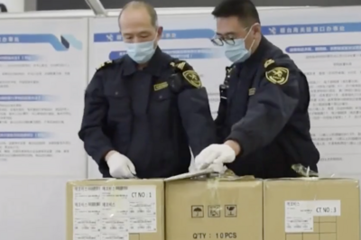 268块！行李箱中发现大量对讲机用锂电池 