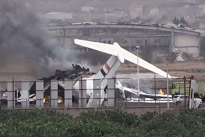 也门萨那机场遭以军空袭 3架客机被毁，总损失达5亿美元