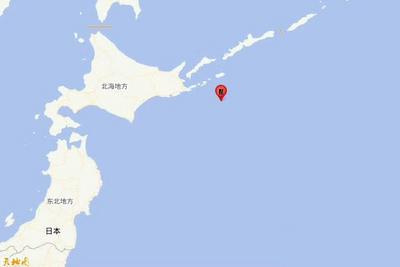 日本北海道沿岸远海发生5.9级地震