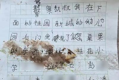 小孩哥稚笔写“举报信”，民警：盖章回信，公开表扬