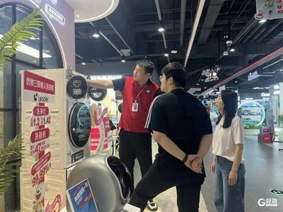 买得更划算！国补叠加“618”，市北线下卖场“换新”消费热力十足