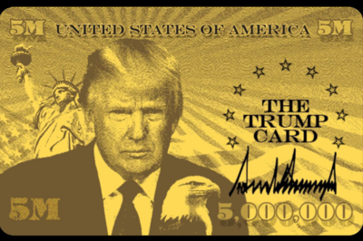 定价500万美元！特朗普宣布移民“金卡”网站上线
