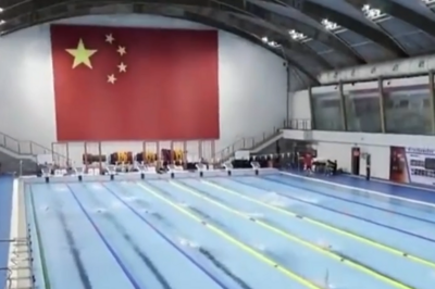 为中国队加油！潘展乐、汪顺、张雨霏备战世锦赛‌