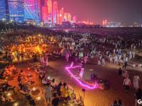 夏夜“潮”聚地！青岛这处沙滩成年轻人欢乐海