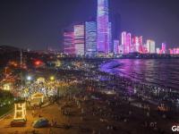 夏夜“潮”聚地！青岛这处沙滩成年轻人欢乐海