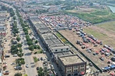 棘洪滩大集告别“马路集市”正式搬迁！