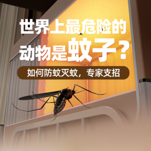 世界上最危险的动物是蚊子？如何防蚊灭蚊，专家支招→