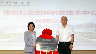 橡胶行业创新研发技术中心在青岛科技大学正式揭牌
