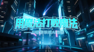 用魔法打败魔法 | AI教你识破AI谣言