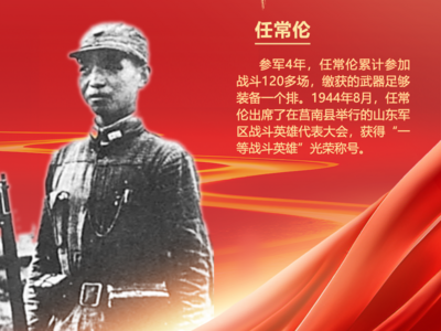 铭记历史 缅怀先烈·抗日英雄⑥丨任常伦：23岁的一等战斗英雄
