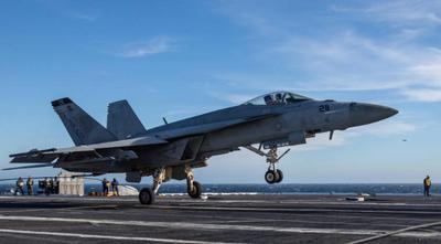 10个月内第六架！美国海军的F-18战机又掉一架
