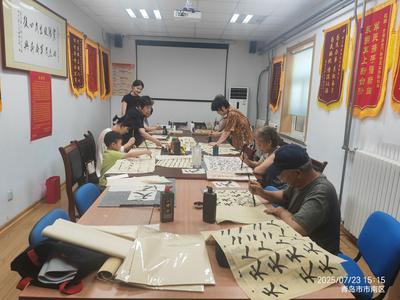 墨香润童心！仙游路社区暑期书法公益课堂点亮文化之光