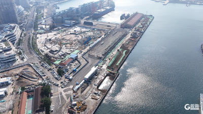 进度远超预定计划！青岛国际邮轮港区二号码头及配套工程建设提速