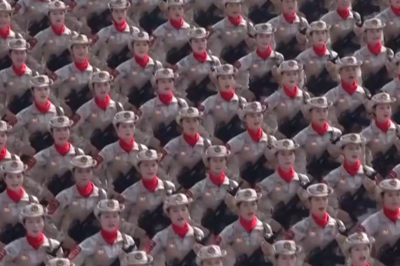 英姿飒爽！这支方队的女民兵来自全国主要抗日根据地