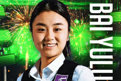 祝贺！白雨露蝉联女子斯诺克英锦赛冠军