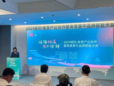 2025城陽-高青產(chǎn)業(yè)協(xié)作暨高青黑牛品牌賦能大會舉辦