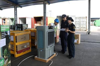 第138届广交会首批进境展品顺利通关入境