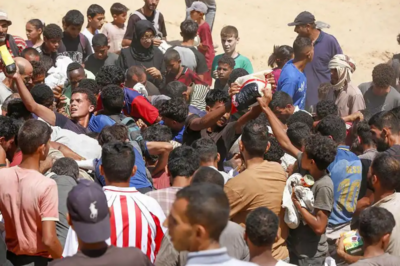 约5.5万个中国援助食品包分批运抵加沙地带