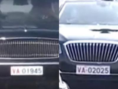 两个车牌号，刷屏！