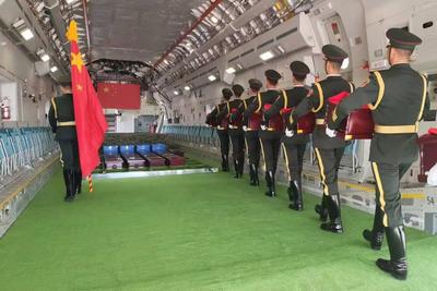 英雄回家！第十二批在韩中国人民志愿军烈士遗骸今日回国