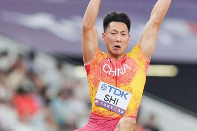 石雨豪夺得东京田径世锦赛男子跳远季军