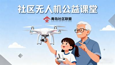 回放 | 一键短片、全景拍摄……青岛市社区联盟平台无人机系列公益课程又开课了！