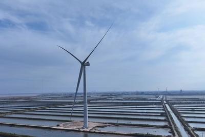 刷新两项世界纪录，全球最大26兆瓦级海上风电机组并网发电