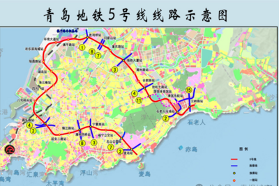 青岛地铁5号线延伸段，传来新消息→
