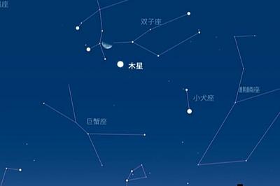 抬头看！木星伴弦月14日凌晨上演
