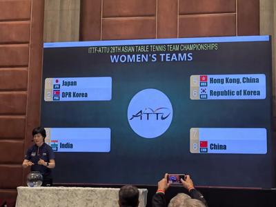 2025年乒乓球亚锦赛明日揭幕，小组赛签表出炉