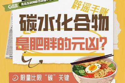 辟謠手賬 | 碳水化合物是肥胖的元兇？