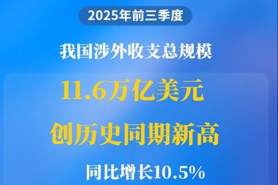 前三季度我国涉外收支总规模创历史同期新高