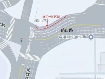 地鐵線施工，這個路口通行有變化