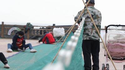 沿着黄河遇见海｜采访团走进桑园村：小渔网“织”出富民强村路 小渔村焕发黄河文化新生机