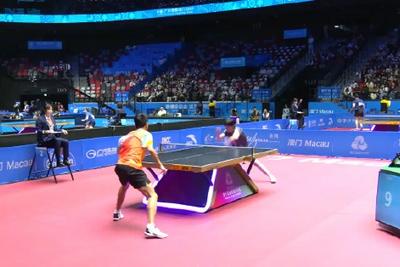 王楚钦晋级十五运会乒乓球男单16强